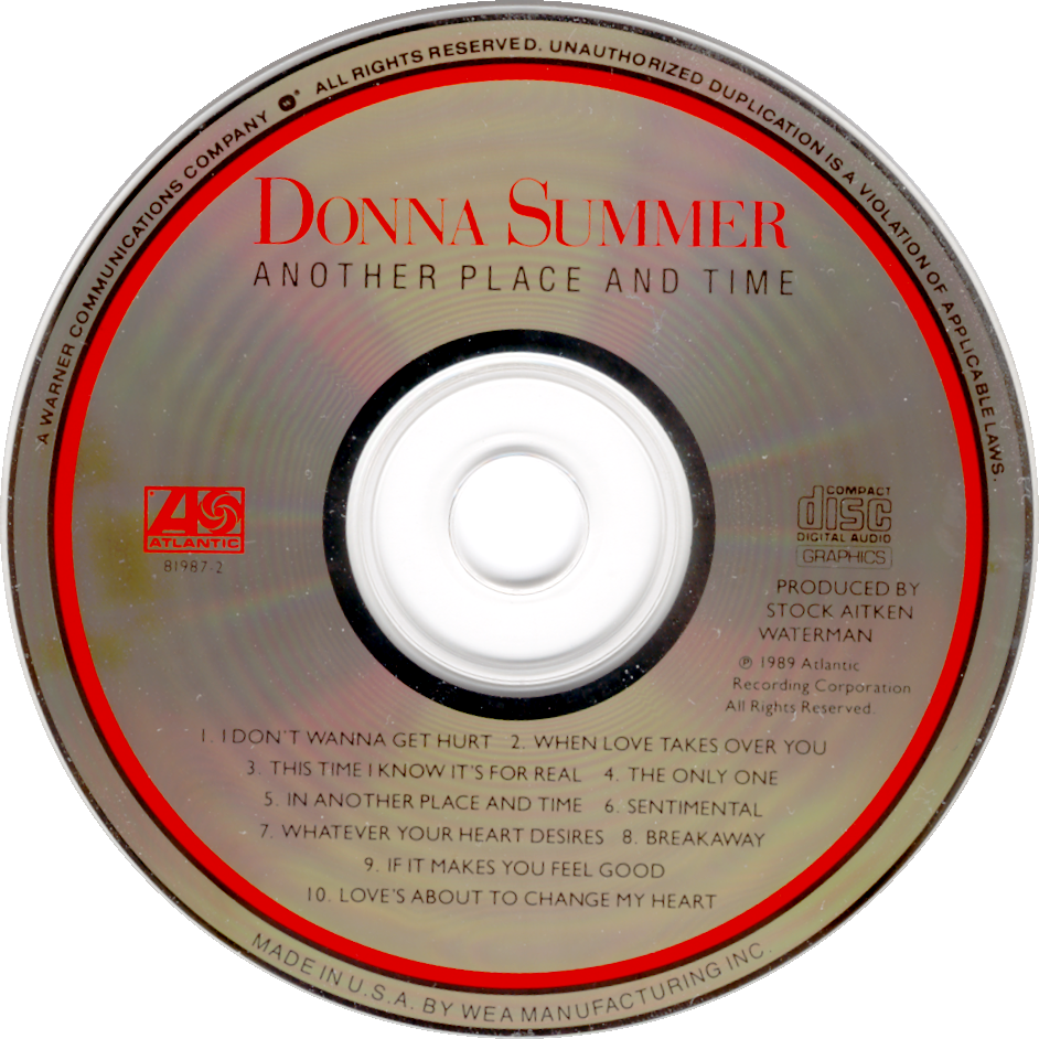 The Donnas　オリジナル盤　2枚 ep Donna Summer - Another Place & Time [180-Gram Translucent